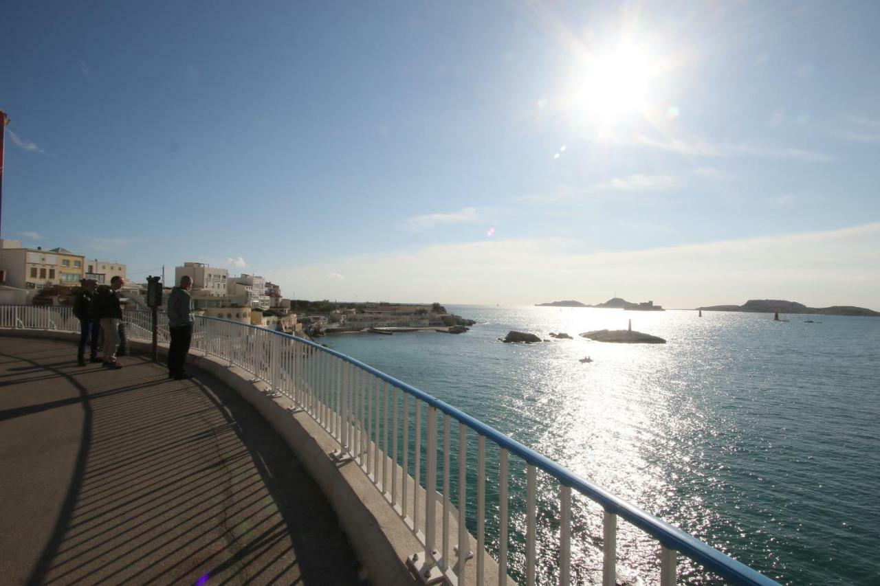 Stud Terras Ville Corniche 2 Pers Stat Gratuit Rue Modif Suivt Possib Et Accord Exclusif Marsilia Exterior foto