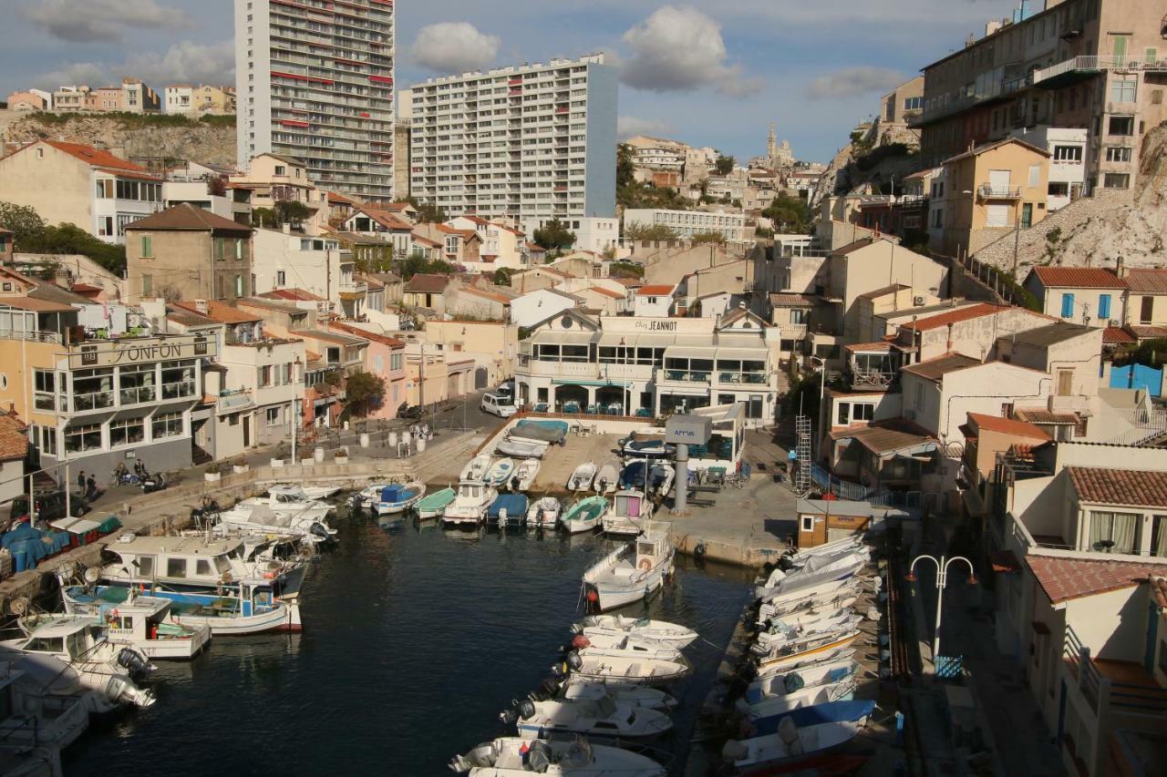 Stud Terras Ville Corniche 2 Pers Stat Gratuit Rue Modif Suivt Possib Et Accord Exclusif Marsilia Exterior foto